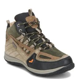 Red Chief Men's Olive & Brown Casual Boots-image-2