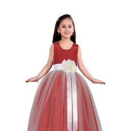 Wow Princess Net A-Line Maxi Dress-image-96