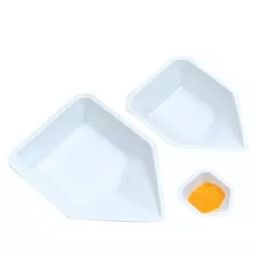 Abdos P70503 Polystyrene 43x58x13 mm Weighing Boat with Pour Spout-17