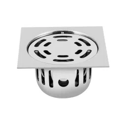 Sanjay Chilly Square Ringo Floor Drainer with Cockroach Trap Sliver 101 x 101 mm, ‎SCCT-SR-101-image-64