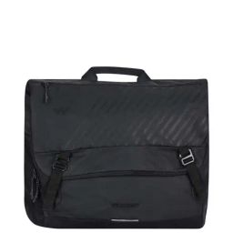 Wildcraft Black Striped Medium Laptop Messenger Bag-picture-9