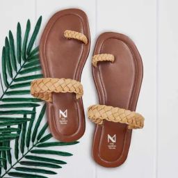 Madras Trunk Men's Saaral Brown Kolhapuri Sandals-image-65