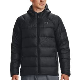 Under Armour Black Regular Fit Quilted Sports Hoodie-picture-2