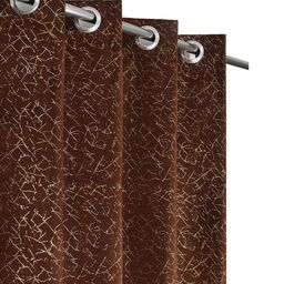 Myntra Elegant Homes Brown Velvet Door Curtain-picture-25