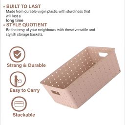 Aura Beige Set of 4 Regular Multi-Utility Organisers image 2