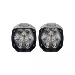 A4S Fog light with Handlebar Switch for Bikes and Cars -White (Pack of 2) image 2