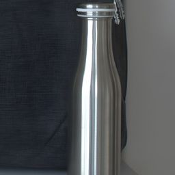 WAABI - SAABI Grey Single Stainless Steel Water Bottle-image-2