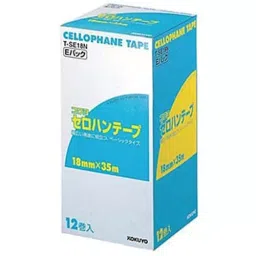 Kokuyo 18 mm x 35 m Omaki Rubber-Based Cellophane Tape Value Pack E, T-SE18N-image-11