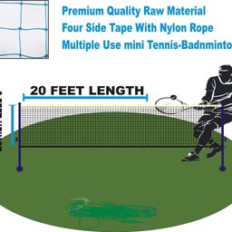 HOLCUS Heavy Quality Nylon Badminton NET 4 Side Taping image 3