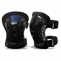 Jaspo Secure Hybrid Protective Elbow Guards One Pair Small - Black-image-18