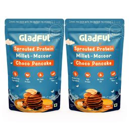 Gladful Choco Banana Millet Pancake Pack of 2 - 150 g Each-picture-47