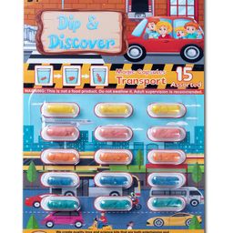 Kimon Toys Dip & Discover - Grow in Water Magic Capsules Transport - Pack of 15-24