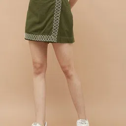 Colour Me by Melange Women Low-Rise Shorts-image-16