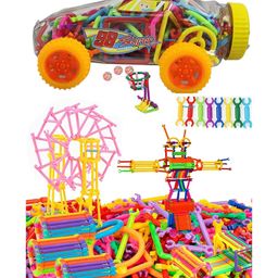 FunBlast DIY Building Blocks Multicolor  130 Blocks image 3