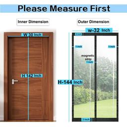 Stylista Transparent Insulated Magnetic Door Curtain - 30 x 142 inch - PVC thickness 0.3mm-image-80