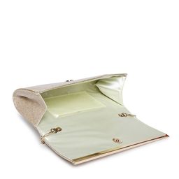 Lino Perros Gold-Toned Textured Shimmer Clutch with Chain Strap image 4