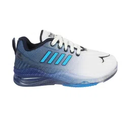 Trump Blue Mesh Casual Shoes-image-5