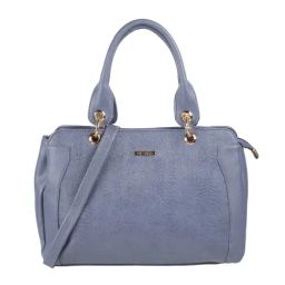 Metro Blue Medium Satchel Handbag-21