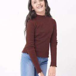 Edheads Kids Brown Cotton Regular Fit Full Sleeves T-Shirt-image-47