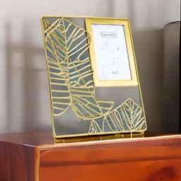 @home Gold Iron Rectangular Table Photo Frame-image-62
