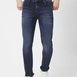 Spykar Black Indigo Cotton Slim Fit Jeans-image-27