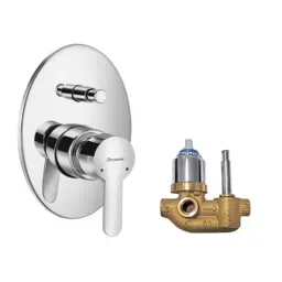 Parryware Claret Bottom Lever 2 Way Diverter with Concealed Chrome, G5285A1+G4887A1 (Pack of 2 Piece)-27