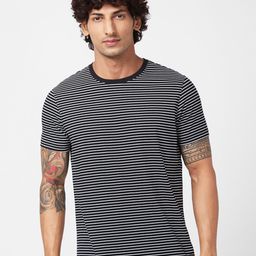 SPYKAR Striped Slim Fit Cotton T-shirt-picture-16