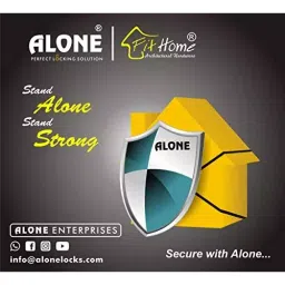ALONE LOCKS 65 mm Thunder Alone Active Padlock with 3 Keys with 1 Padlock/ Buy 1 Get 1 Free, (Pack of 2) image 5