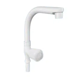 SUPREME Elegant Series Table Sink Tap Quarter Turn Plastic, Texla White-21