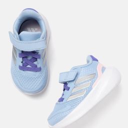 ADIDAS Kids Woven Design Runfalcon 5 EL Running Shoes-24