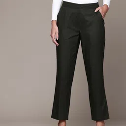 Popnetic Women Tapered Fit High-Rise Trousers-image-98