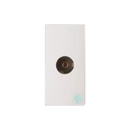 Legrand Anti - Bacterial TV Co - Axial Socket Myrius Classic White 1 Module, 6793 30-1
