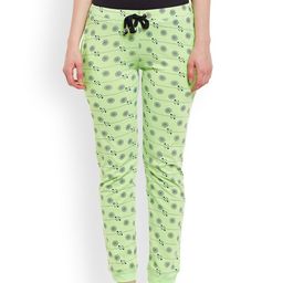 VIMAL Women Green Printed Lounge Pants-image-83