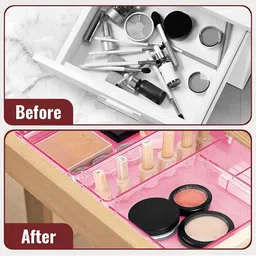 JD FRESH Pink 20 Pieces Makeup Organisers-picture-10