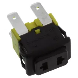 E-SWITCH PUSHBUTTON SWITCH, DPST, 16A, 250VAC, QC, PA4C12C1100-picture-1