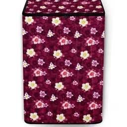The Furnishing Tree Red Printed Washing Machine Cover-picture-40