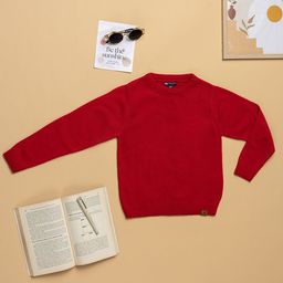 Purple United Kids Kids Round Neck Cotton Pullover Sweater-image-10