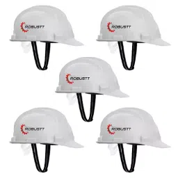 Robustt X Shree Jee Nape Adjustment Safety Helmet White - Pack of 5-image-33