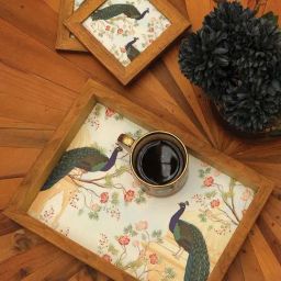 ICRAFT Multicolor Mdf Mor Series Tray-28