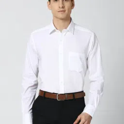 Peter England White Regular Fit Shirt-image-70