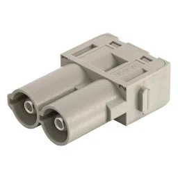 Harting Heavy Duty Connector Inserts / Modules HEAVY DUTY INSERT, PLUG, 2POS, 16MM2, 09140022646-14