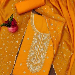 SAINOOR Embroidered Unstitched Dress Material-picture-39
