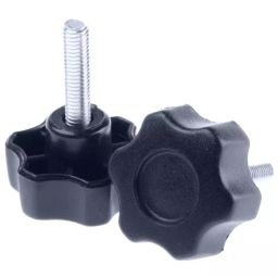 RS PRO Black Multiple Lobes Clamping Knob M5 Threaded Stud, 161133-image-32