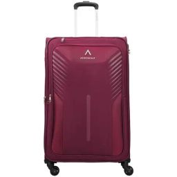 Aristocrat Maroon Solid Soft Large Trolley Bag - 32 cm-28