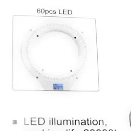 Insize 7516-5D Table Magnifier with illumination 2.25X image 3