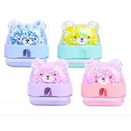 SKB Cute Bear Shape Sharpner Pack of 2 (Colour & Design May Vary)-20