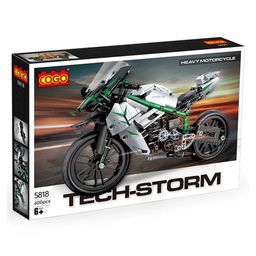 AKN TOS 600 Pcs DIY Assemble Toy Educational Kid Building Block Motorcycle Kids Build Block Sports Bike 600 Pcs - COLOR MAY VARY-12