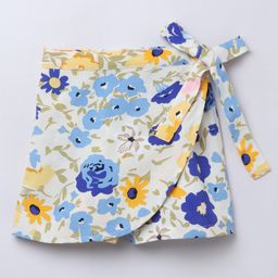 Taffykids Floral Printed Skort - Multi Colour-picture-10