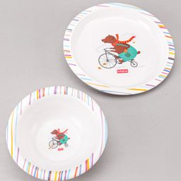 Babyhug Feeding Set Printed Multicolor Set of 5 (Print May Vary) image 2