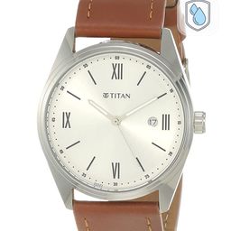 Titan Men Dial & Leather Straps Analogue Watch 1864SL09-37